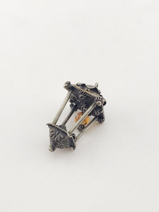 Vintage SS Lantern Pendant