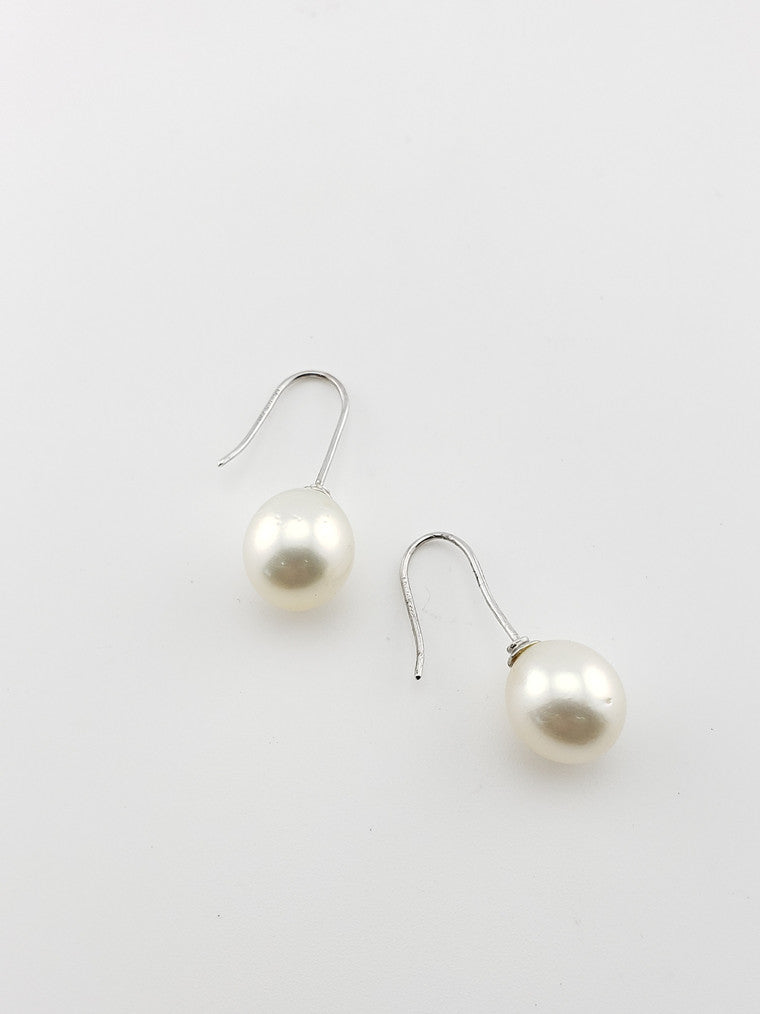 South Sea Pearl Hook Earring