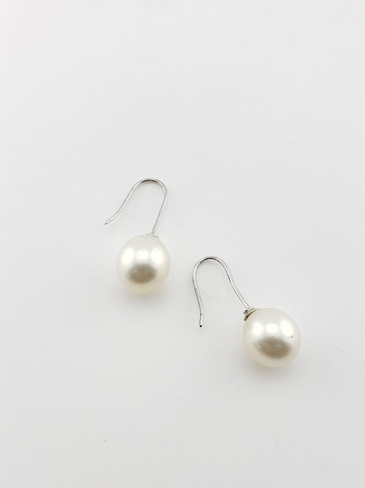 South Sea Pearl Hook Earring