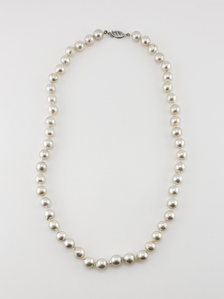 Pearl Strand #40- Silver