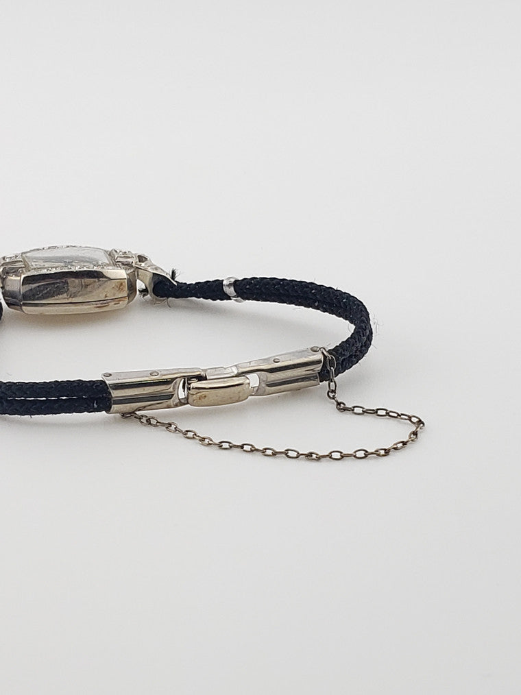 14k White Gold Diamond Watch