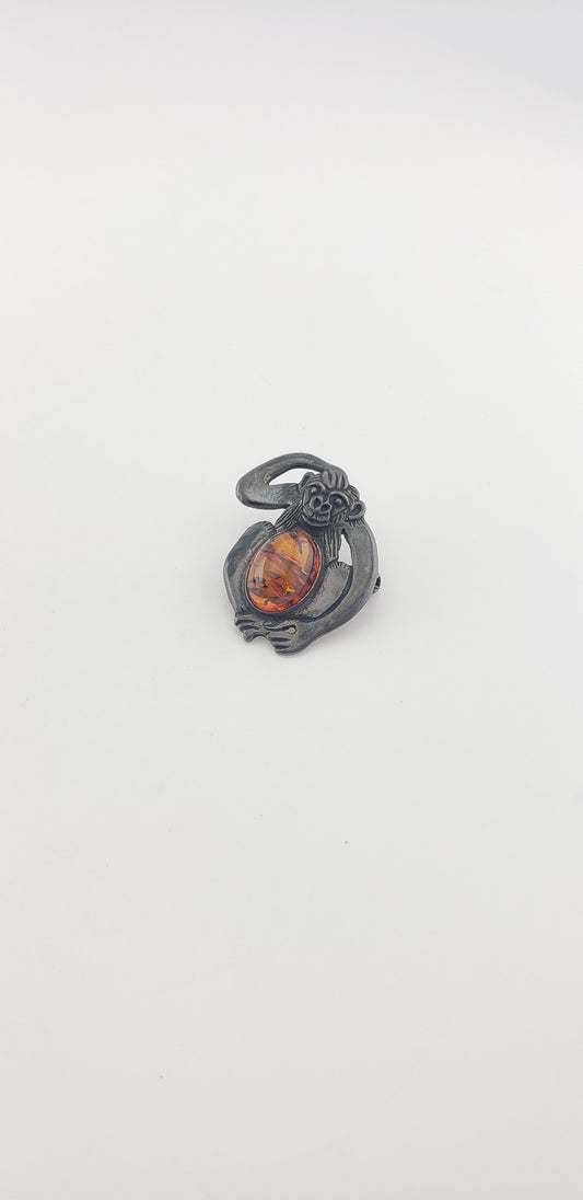 Silver Amber Monkey
