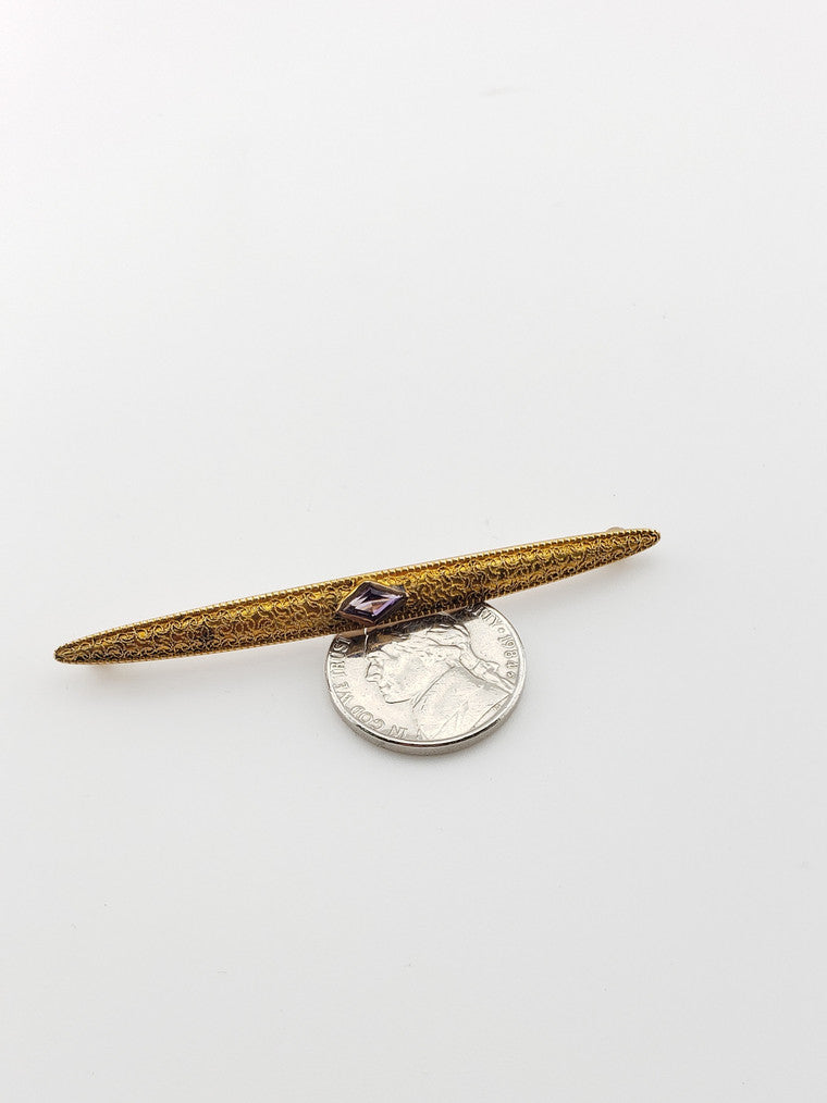 Etruscan Bar Pin