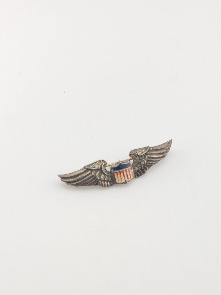 SS United States Air Force Navigator Wings Pin