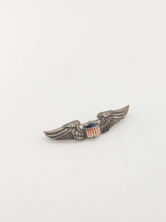 SS United States Air Force Navigator Wings Pin