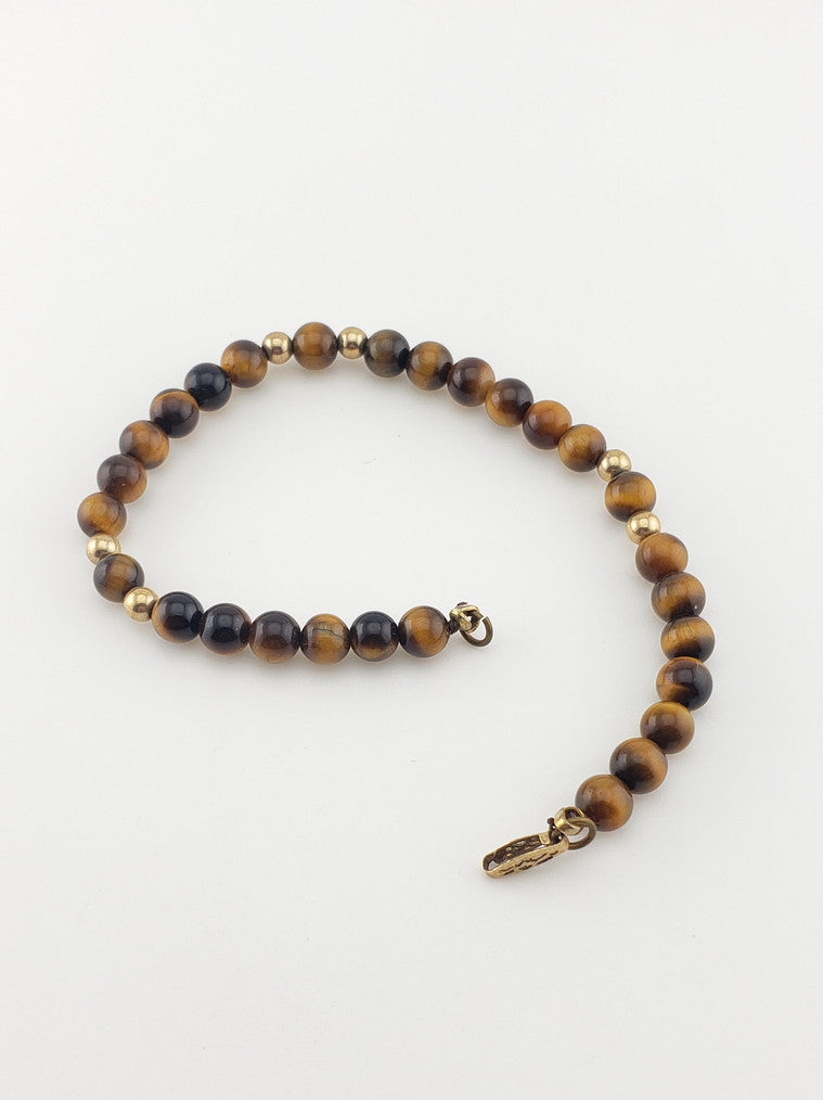 GF Tiger Eye Bead Bracelet