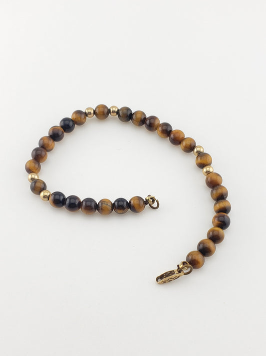 GF Tiger Eye Bead Bracelet