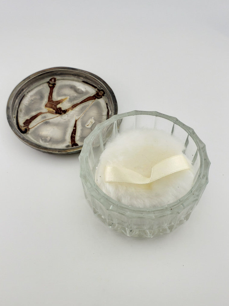 Silver Plate Powder Box