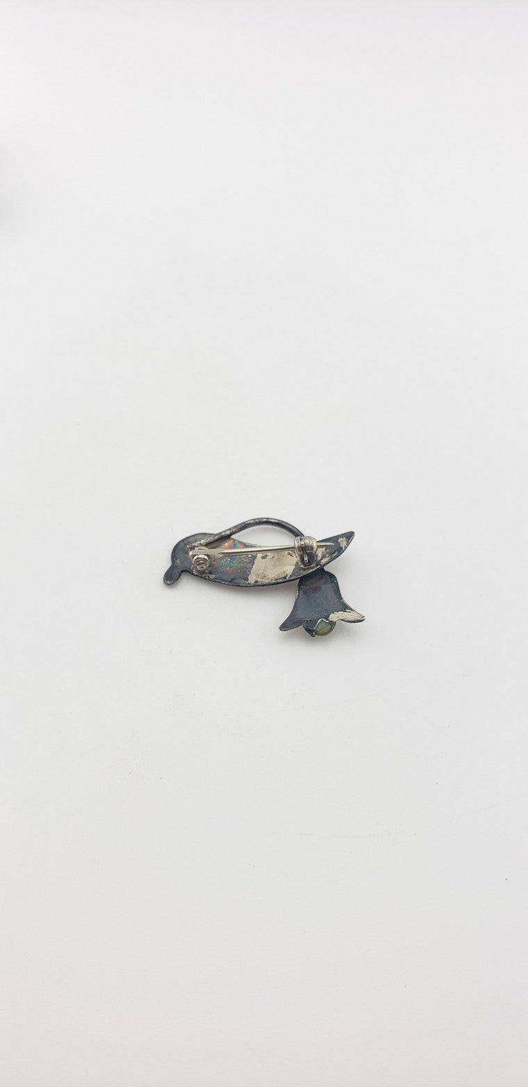 Turquoise Flower Pin