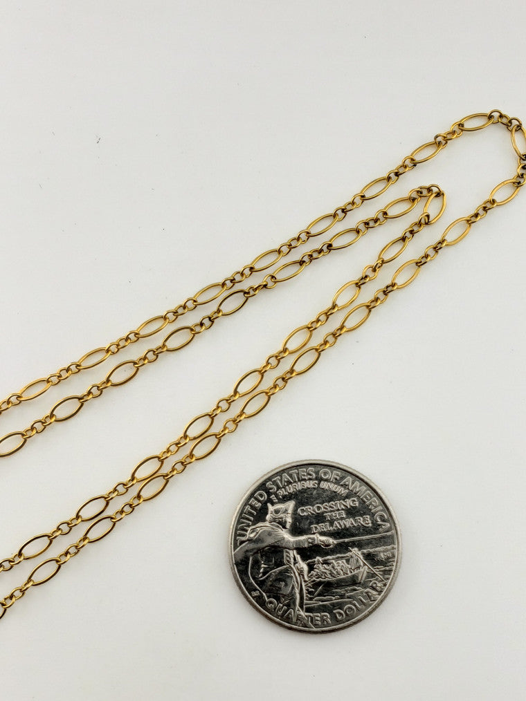 GF Oval Filigree Link Necklace