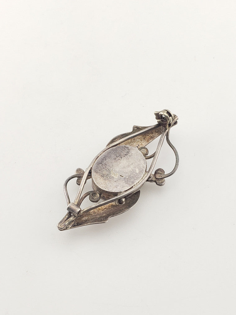 Moonstone Leaf Pin/Pendant