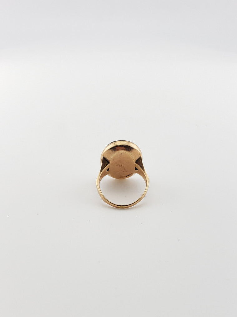 14k Roman Cameo Ring