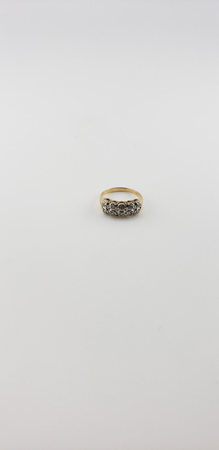 Two Row Diamond Band
