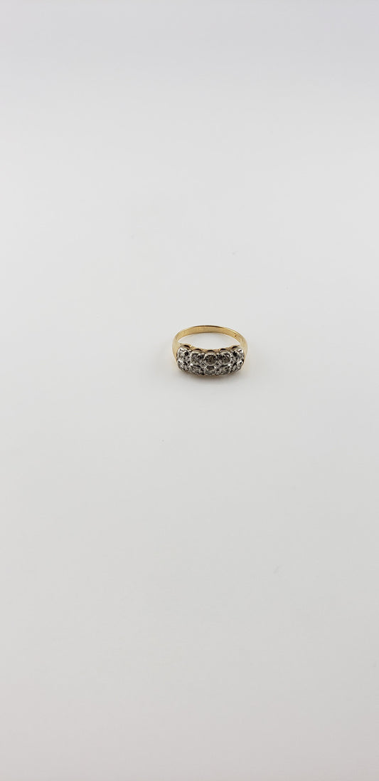 Two Row Diamond Band