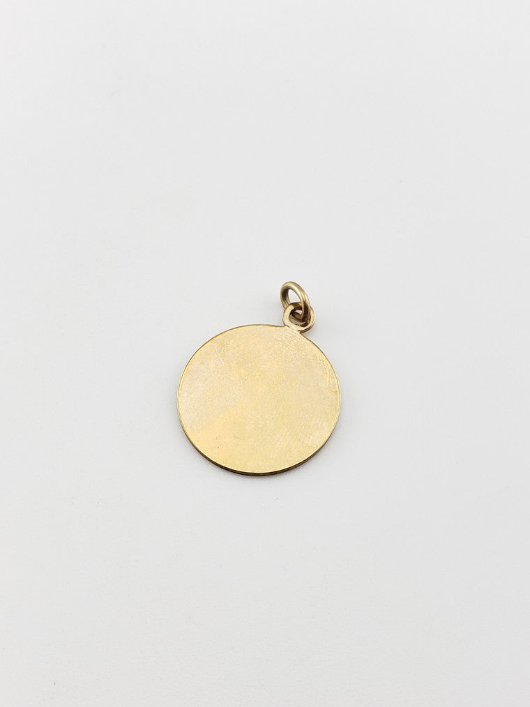 Small Engravable Disc Pendant