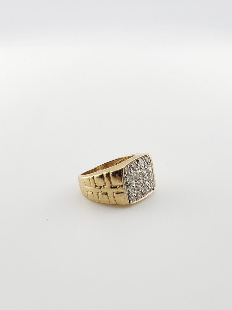 Diamond Cluster Signet