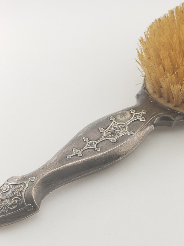 Antique SS Vanity Hair Brush