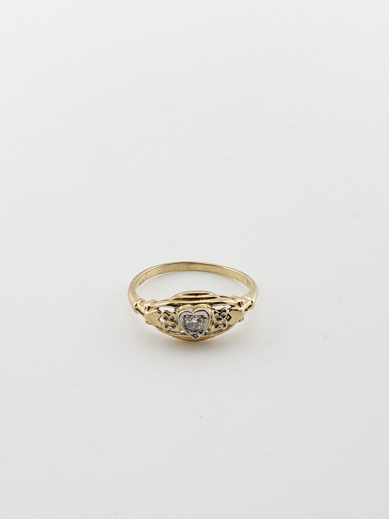 Diamond "Heart" Ring