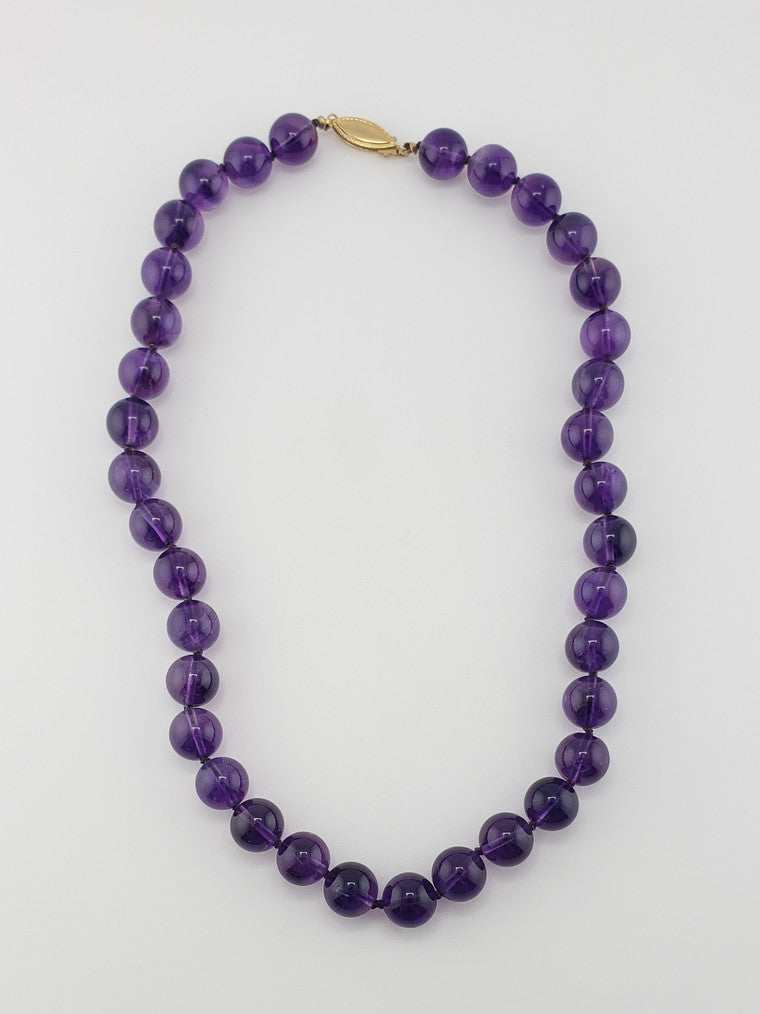 Large Amethyst Strand 16"
