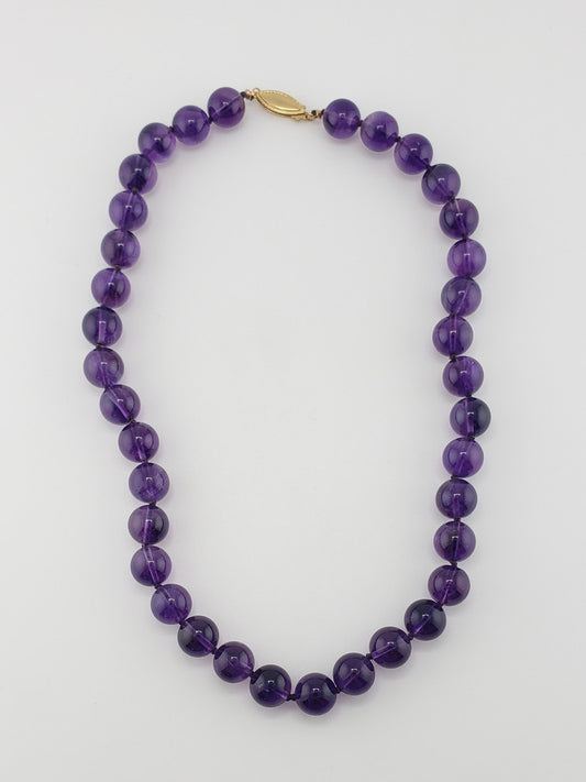Large Amethyst Strand 16"