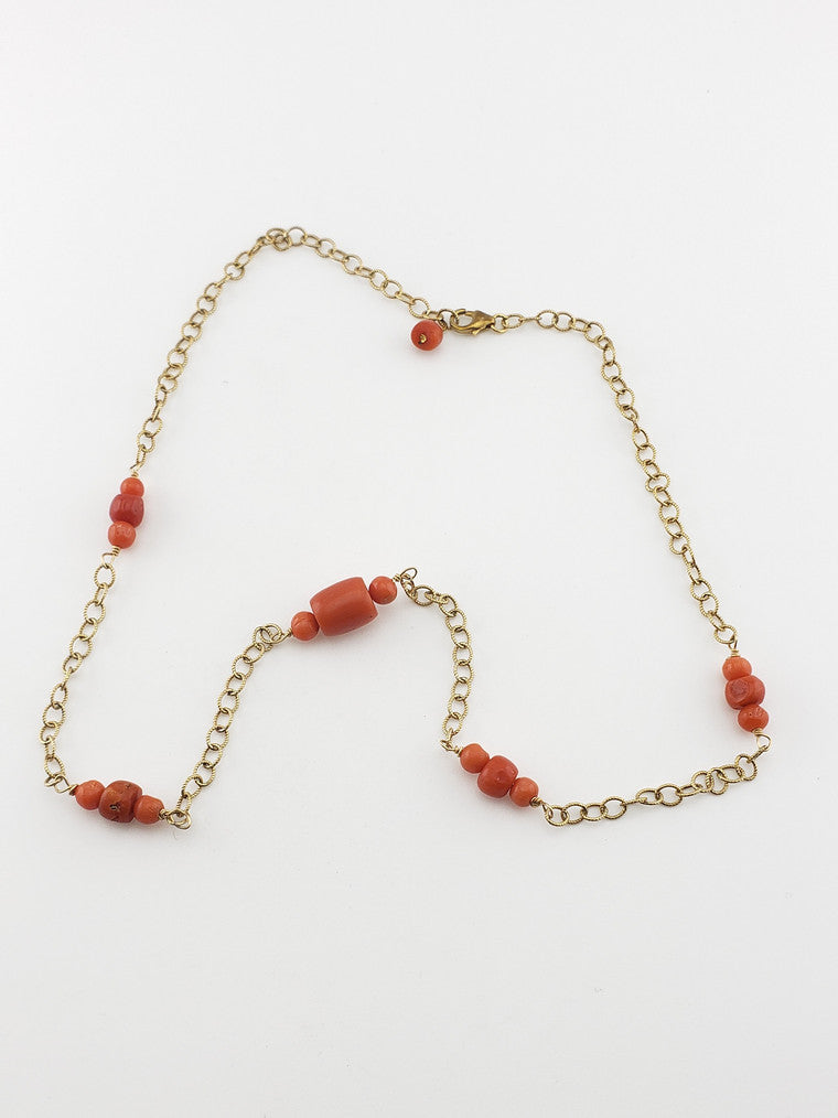 GF Coral Necklace