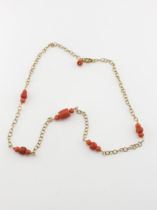 GF Coral Necklace