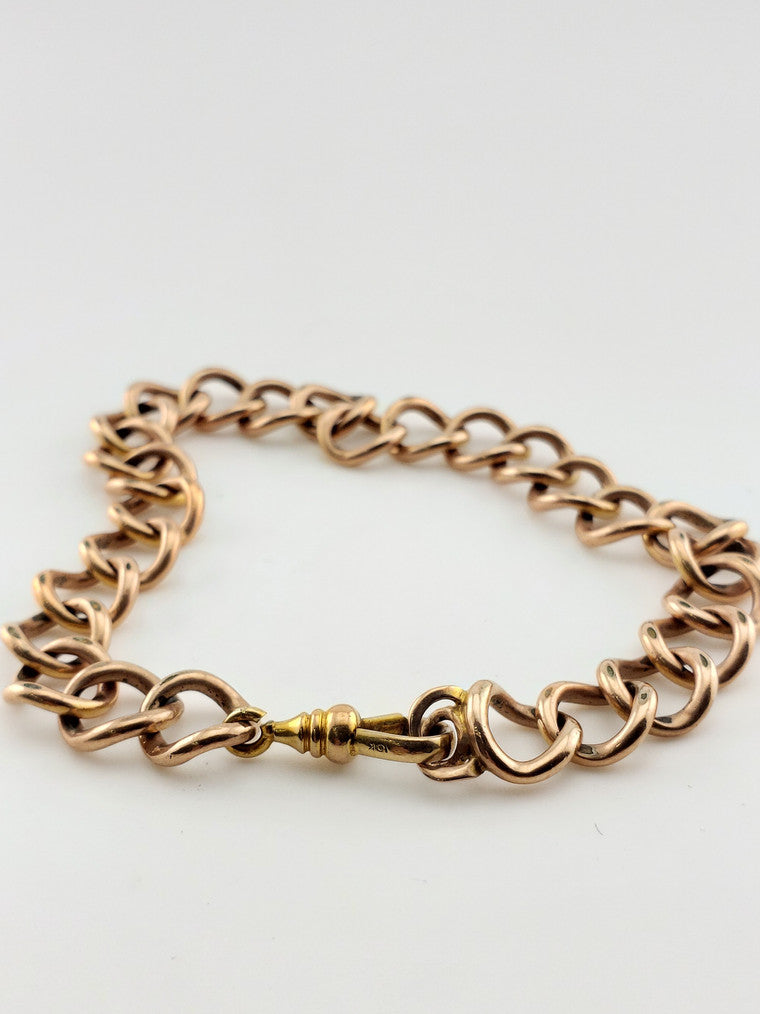 GF Hollow Curb Bracelet