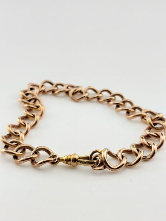 GF Hollow Curb Bracelet