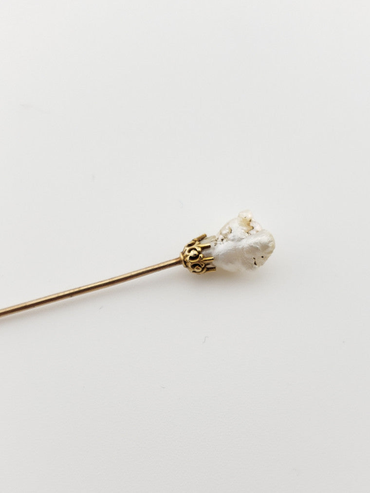 Natural Pearl Pin-Irregular