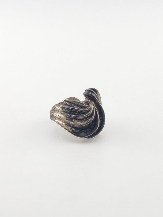 Vintage Silver Wave Ring