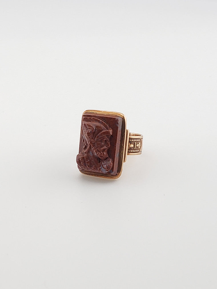 Carnelian Cameo Ring