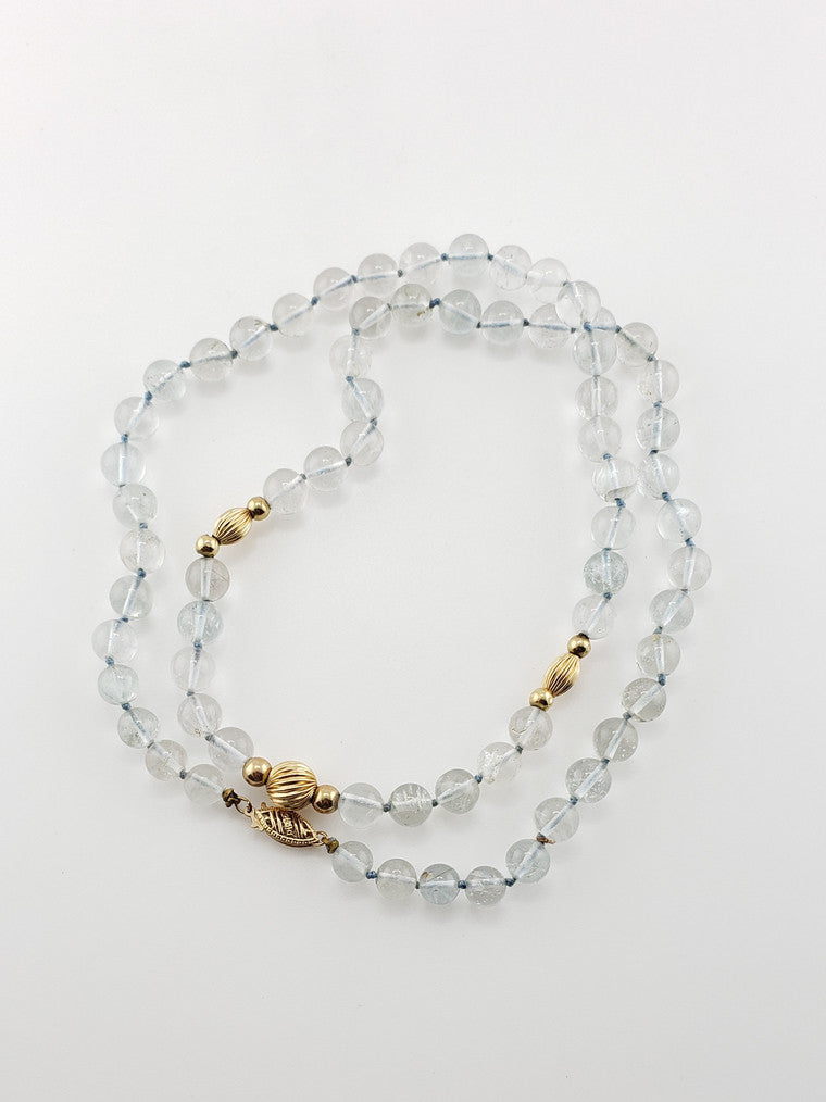 Blue Topaz Strand 22"