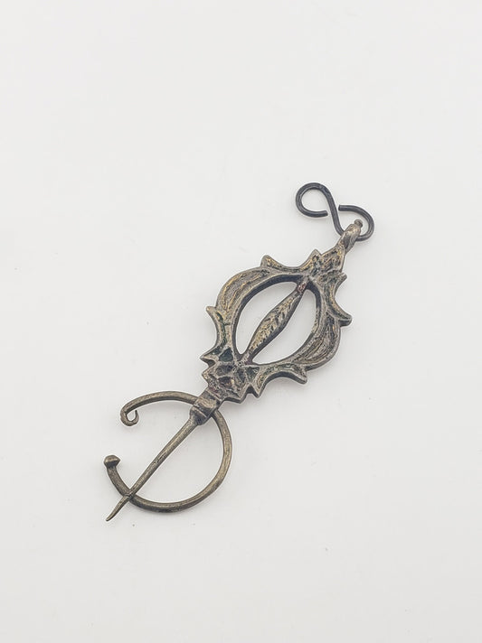 Silver Celtic Kilt Hook