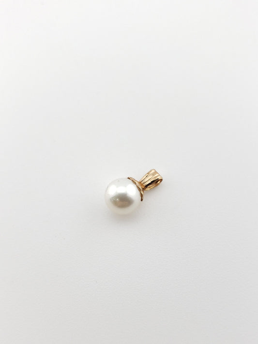 14K Pearl Charm