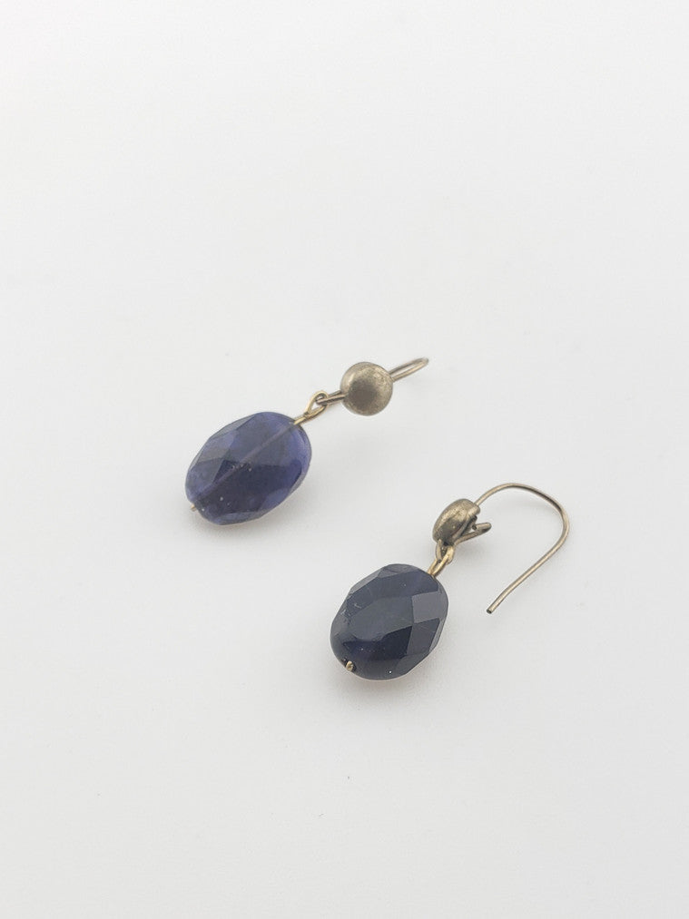 14k Iolite Drop Earrings