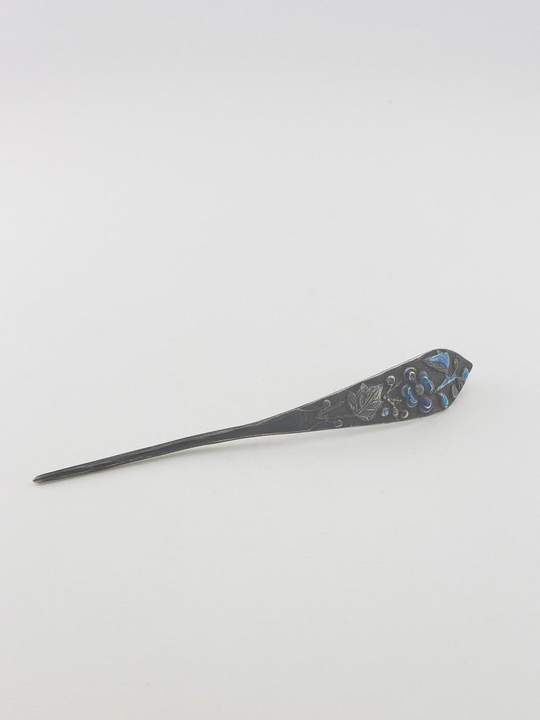 Antique Silver Leaf Hair Stick