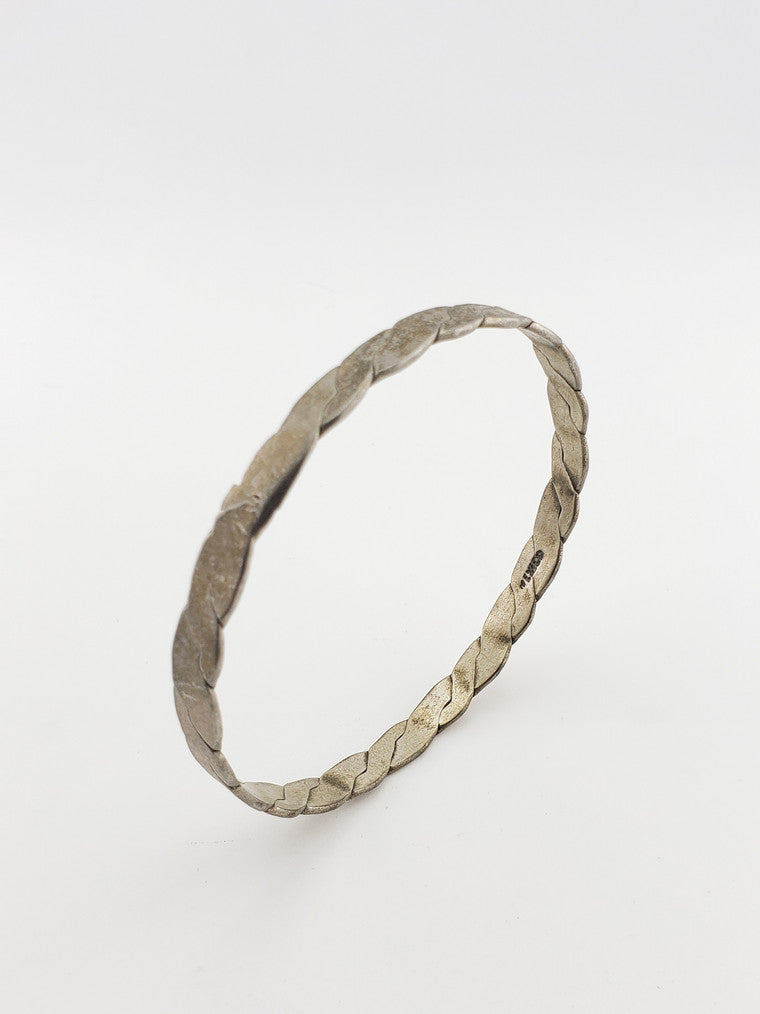SS Braided Bangle