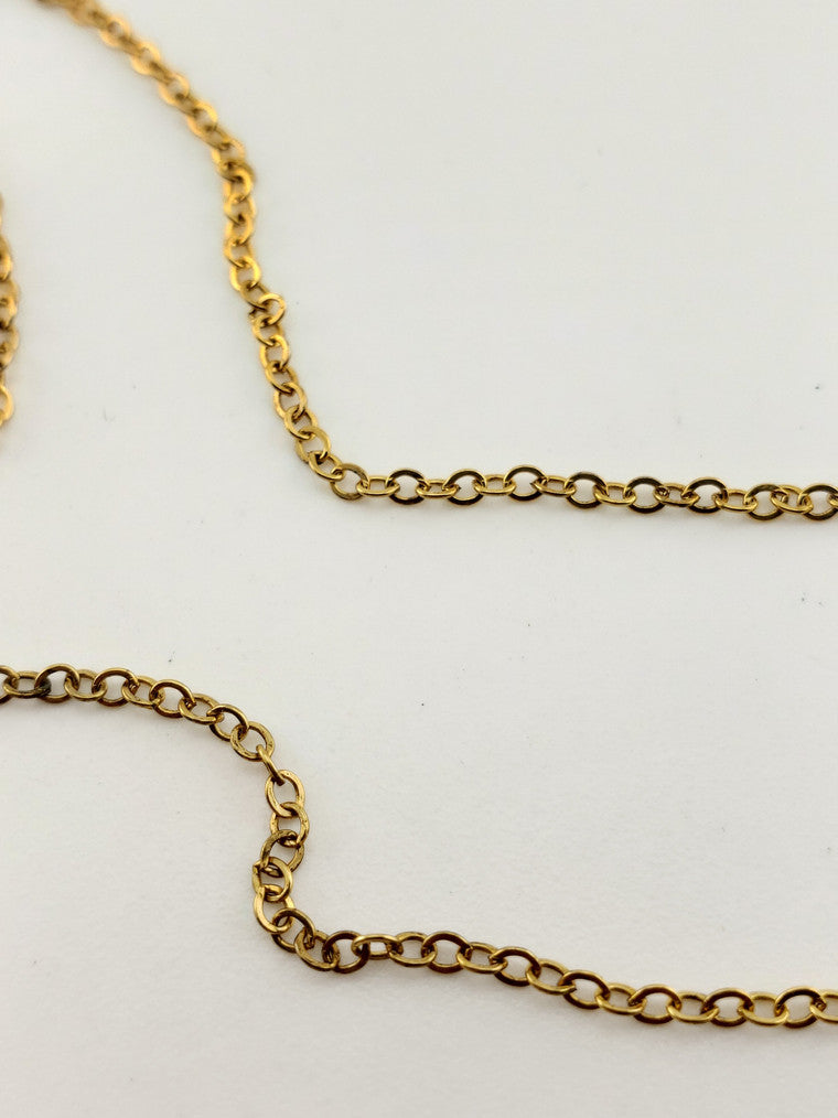 GF Small Chain Link Necklace