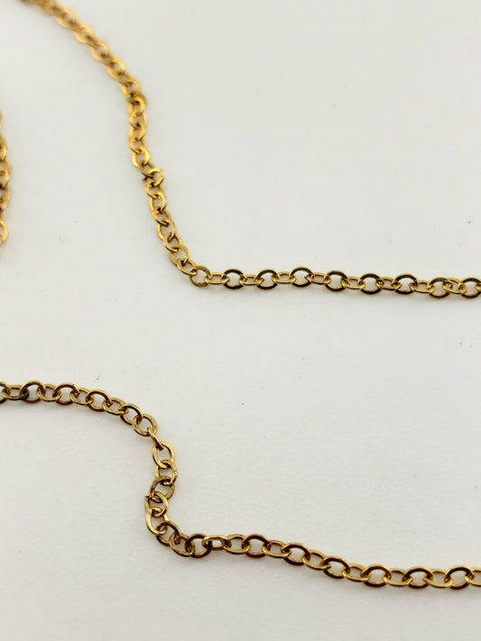 GF Small Chain Link Necklace