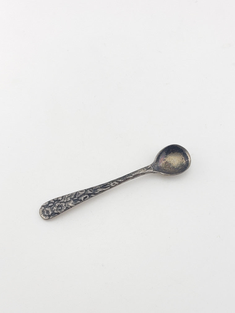 SS Vintage Mini Floral Spoon
