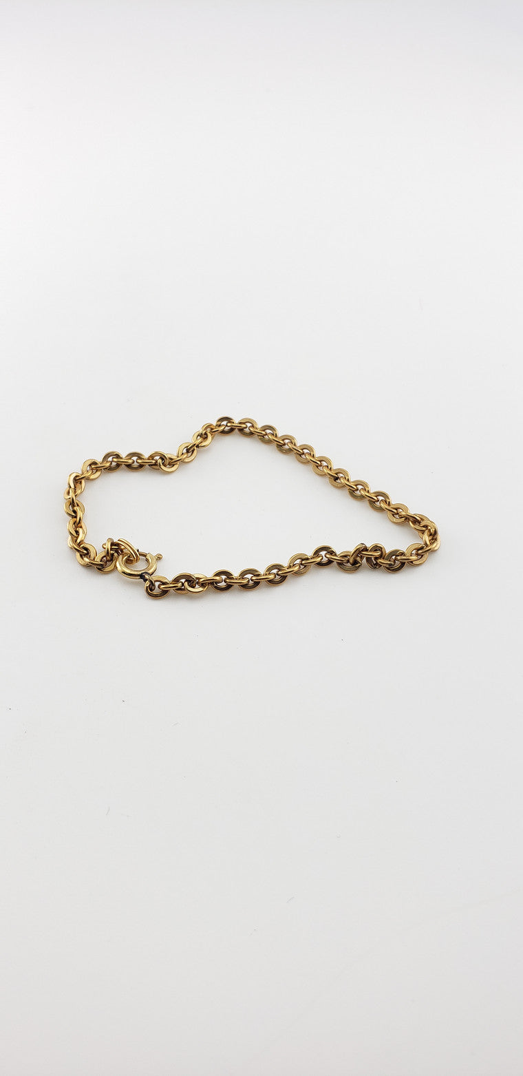 GF Flattened Cable Chain Bracelet