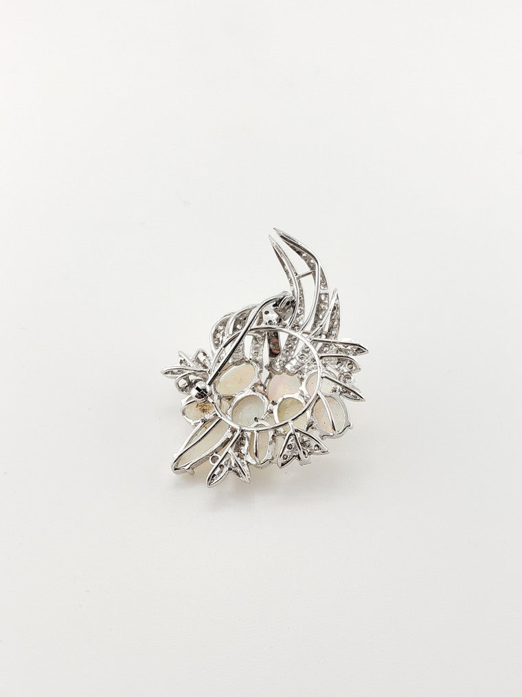 Opal Bouquet Brooch