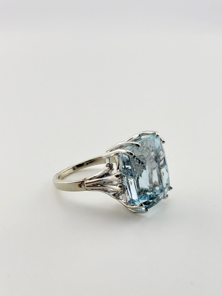 Aquamarine Cocktail Ring