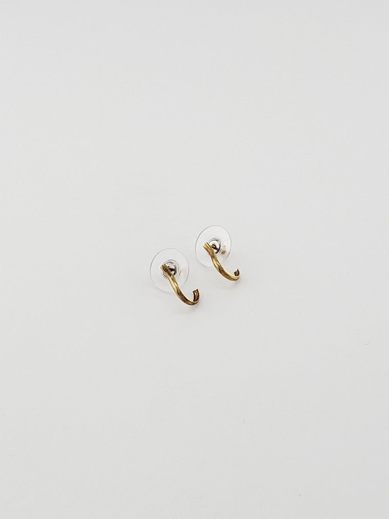 "J" Hoop Earrings