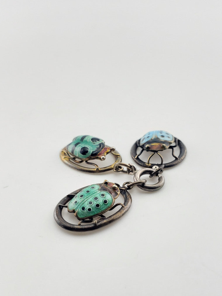 SS Vintage Bug Charm Pendant