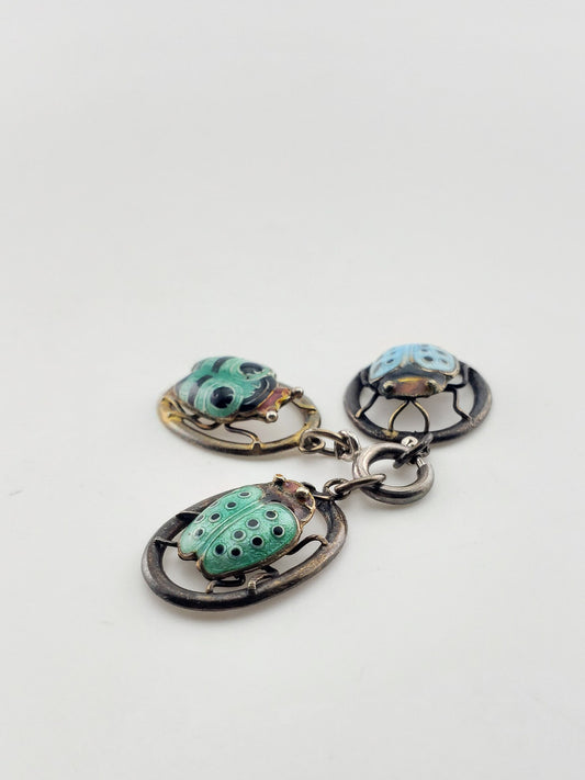 SS Vintage Bug Charm Pendant