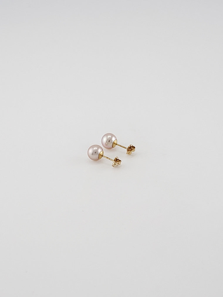 Pearl Studs- Pink #3