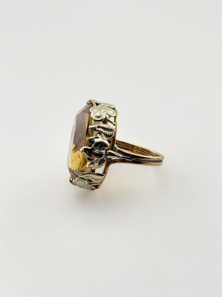 Citrine Cocktail Ring