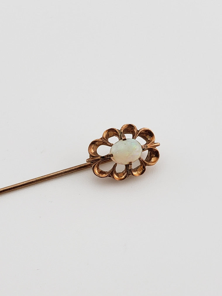 Floral Opal Pin