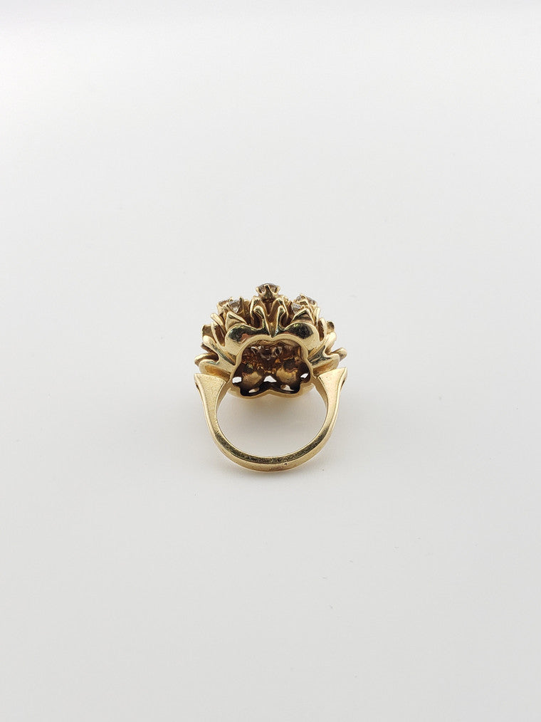 Diamond Cluster Ring